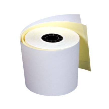 [BA7670] Papel PCM Autocopia Rollo 76x70 Blanco-Amarillo Punto Venta C/50