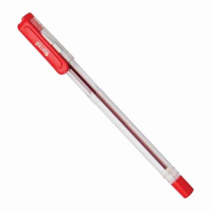[esc-12RC] Bolígrafo Samsill Escolar Tipo Gel Punto Fino 0.7 Mm Color Rojo C/12