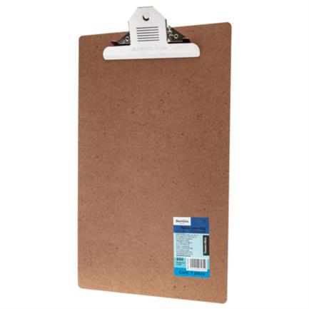 [21535N] Tabla con Clip Barrilito Madera Tamaño Oficio