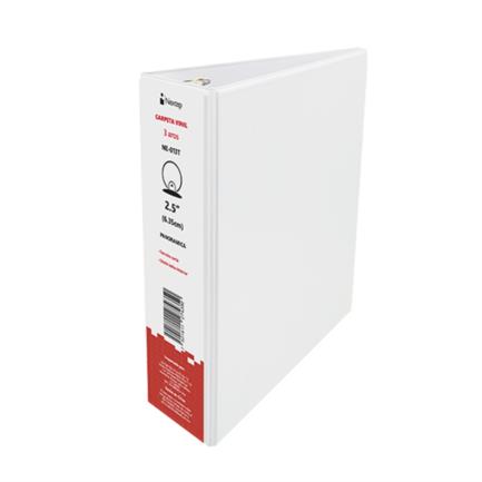 [NE-013T] Carpeta Panoramica Nextep Vinil Aro "O" 2.5" Carta Blanca
