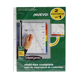 [P0442] Separador Acco 442 Multidex 5 Div C/24
