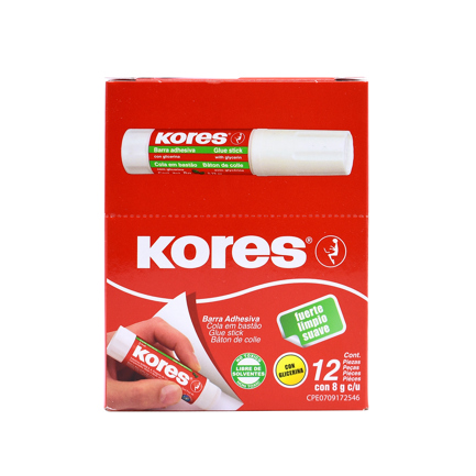 [120823] Lapiz adhesivo Kores 8 GR C/12
