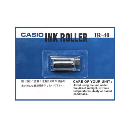 [IR-40] Rodillo Entintador Casio IR40 de 1 color negro para calculadoras con impresor tipo Sumadora