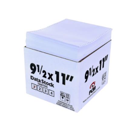 [10R4245] Papel PCM Data Stock 9.5x11" 1Tanto Blanco C/3000 Hojas