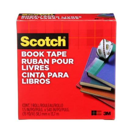 [8453813] Cinta 3M Book Tape 0.038x13Mts