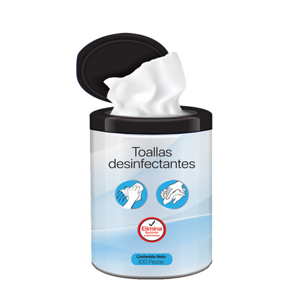 [367714] Toallas Desinfectantes Prolicom C/100 Pzas