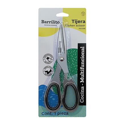 [KSC008] Tijera Barrilito Cocina-Multifuncional 7" (17.8 cm)