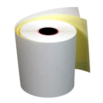 [EBA5760] Papel PCM Autocopia Rollo 57x60 Blanco-Amarillo C/100 Pzas
