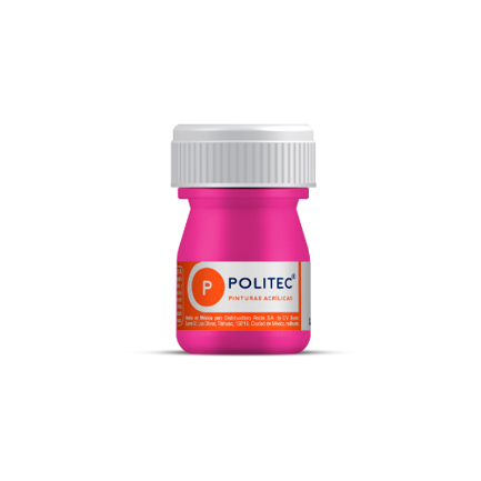 [14320] Pintura Acrilica Politec Rosa Mex. 20 ml No 337 caja c/12 piezas
