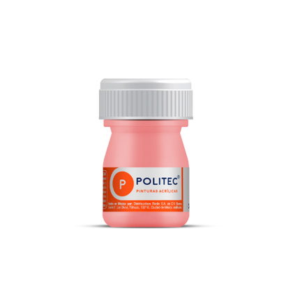 [14224] Pintura Acrilica Politec Rosa 20  ml No 321 caja c/12 piezas