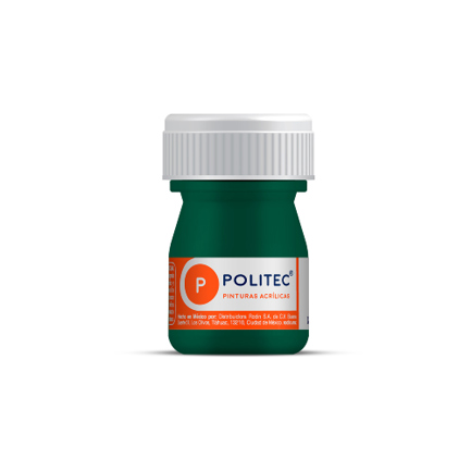 [14134] Pintura Acrilica Politec Verde Obscuro 20 ml No 306 caja c/12 piezas