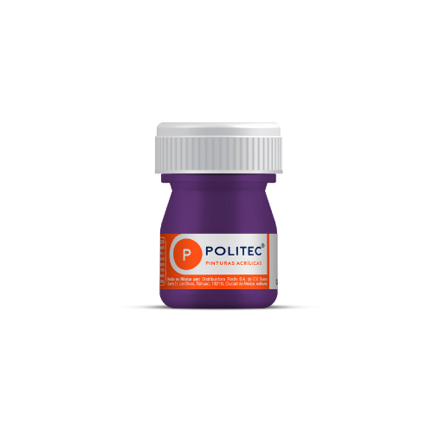 [14308] Pintura Acrilica Politec Malva 20 ml No 335 caja c/12 piezas