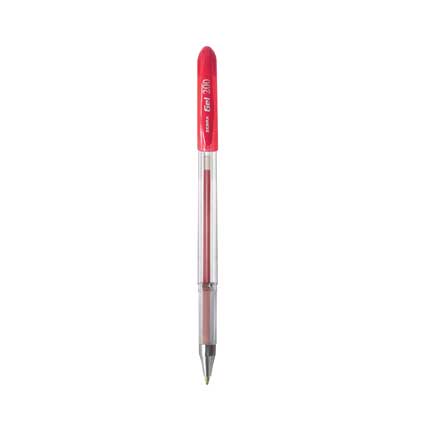 [8911-02] Boligrafo Roller Zebra Gel 200 7mm Rojo C/12