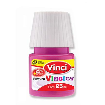 [2318] Pintura Cartel Vinci 25 ml Rosa Mexicano #59 Caja c/10 piezas
