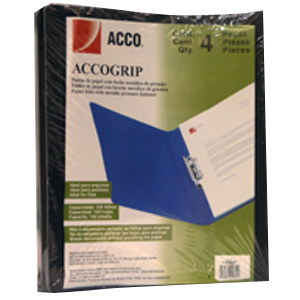 [P0962] Carpeta Acco Grip T3 SH-962 Carta Negro C/4