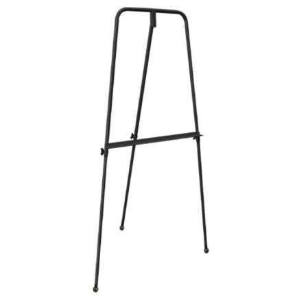 [6558] Tripié Alfaro de Acero Altura 160 cm Ajustable con Porta Tablero y Patas Antiderrapantes