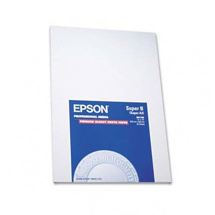 [S041289] Papel Epson Fotográfico Premium Glossy 13" x 19 20 Hojas