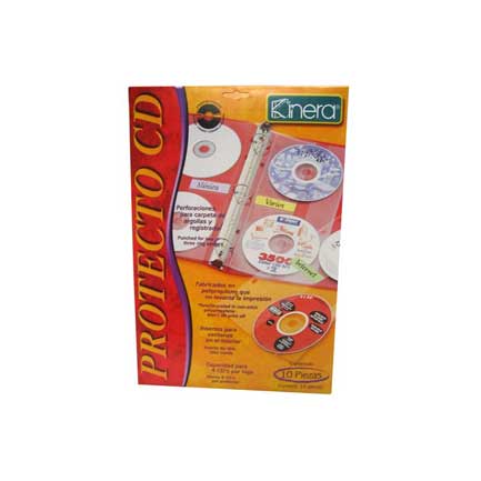 [374] Mica Kinera protectora cd P/4 bolsa C/10 PZAS