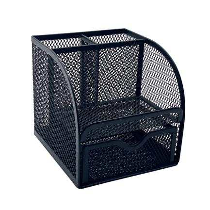 [NE-175X] Organizador Nextep Malla Metalica 4 Secciones Negro