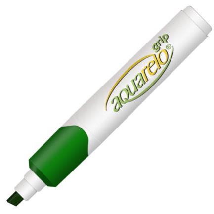 [2200VO] Marcador Aquarelo Grip Color Verde C/12 Pzas