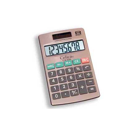 [CA-036] Calculadora Celica CA-036 bolsillo 8 digitos+cartera