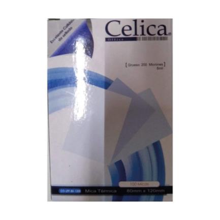 [CO-LPF-80-120E] Mica Térmica Celica Tamaño Credencial 80x120mm 8 Milésimas o 200 Micrones  Paquete C/100 Pzas