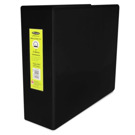 [P0257] CARPETA ACCO WILSON JONES 361 VINIL O 3" CARTA NEGRO