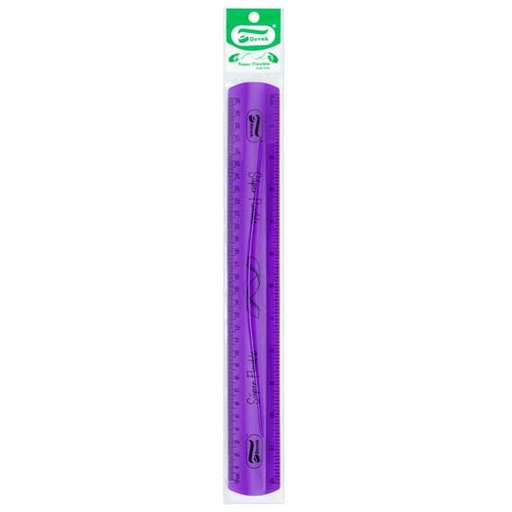 [DEV-REG-GE54] Regla super flxible devek, 30 cm. morado.