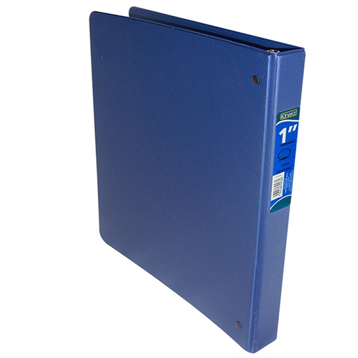 [AZO-CAR-9100AZ] Carpeta básica Kinera carta herraje de 1 pulgada "O" color azul