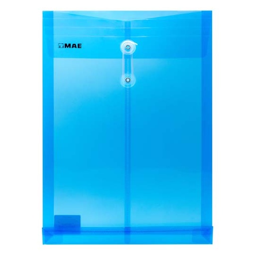 [MAE-SOB-AZOFROL] Sobre vertical de polipropileno mae color azul 1 pieza