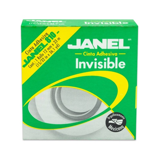 [JAN-ADS-81018X3] Cinta invisible 810 JANEL 18x33 1 pieza.