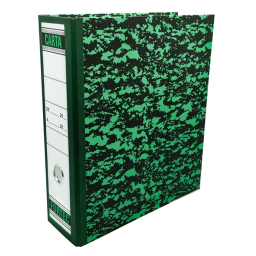 [FTC-CAR-REC01] Registrador clásico Fortec carta color verde marmoleado