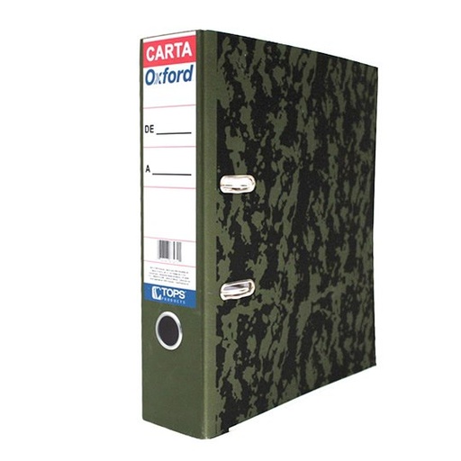 [ESS-CAR-87470] Registrador Oxford carta color verde clásico