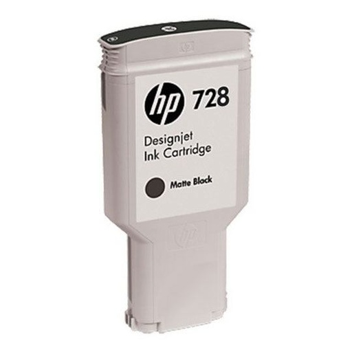 HP 728 300-ML Matte Black Designjet Ink Cartridge