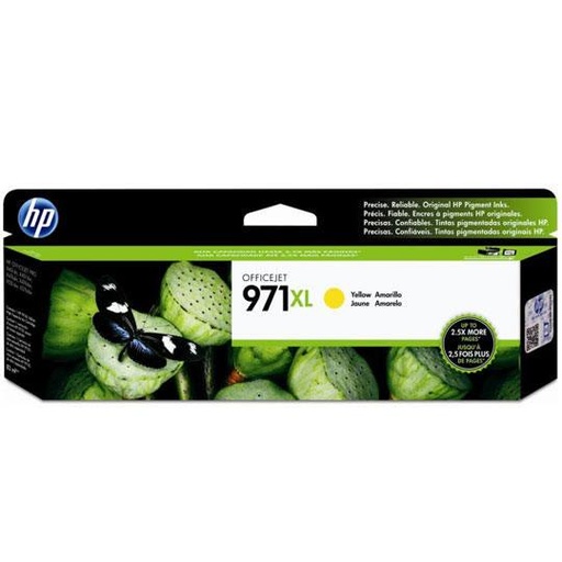 [HP-TIN-CN628AM] Cartucho de tinta amarilla HP 971xl.