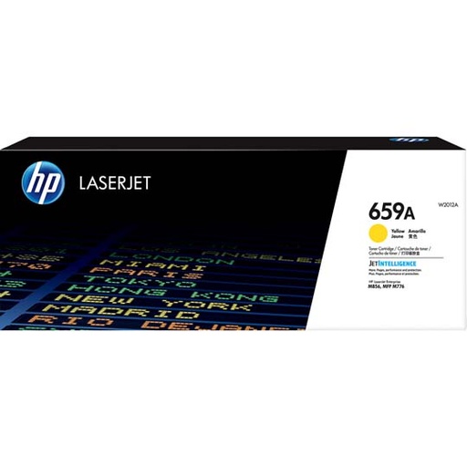 [HP-TO-W2012A] CARTUCHO DE TONER ORIGINAL HP LASERJET 659A, AMARILLO