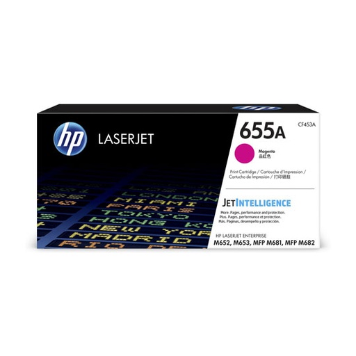 [HP-TO-CF453A] Cartucho de tóner magenta HP 655a.