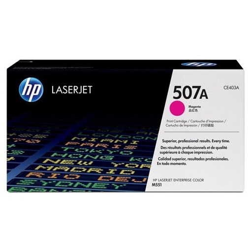 [HP-TO-CE403A] Cartucho de tóner magenta HP 507a.