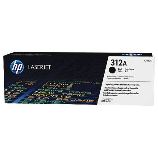 [HP-TO-CF380A] Cartucho de tóner negro HP 312a.