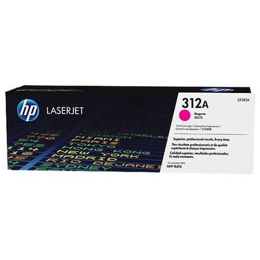 [HP-TO-CF383A] Cartucho de tóner magenta HP 312a.
