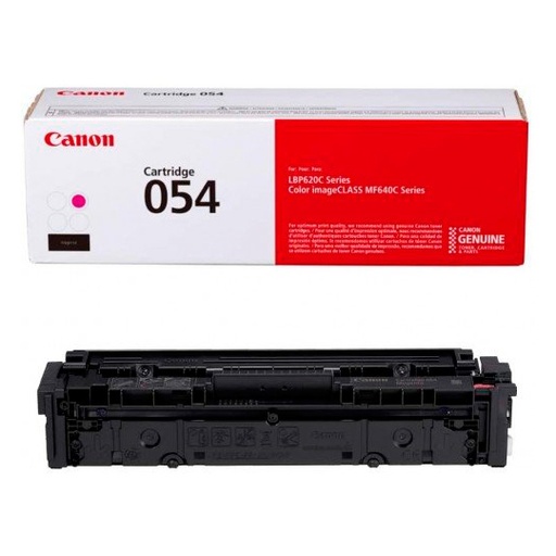 [CAN-TO-054M] TÓNER CANON CARTRIDGE 054, COLOR MAGENTA, RENDIMIENTO DE 1200 PÁGINAS. COMPATIB