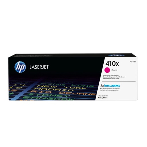 [HP-TO-CF413X] Cartucho de tóner magenta HP 410x.