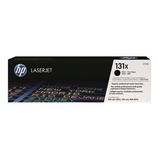 [HP-TO-CF210X] Cartucho de tóner negro HP 131x.