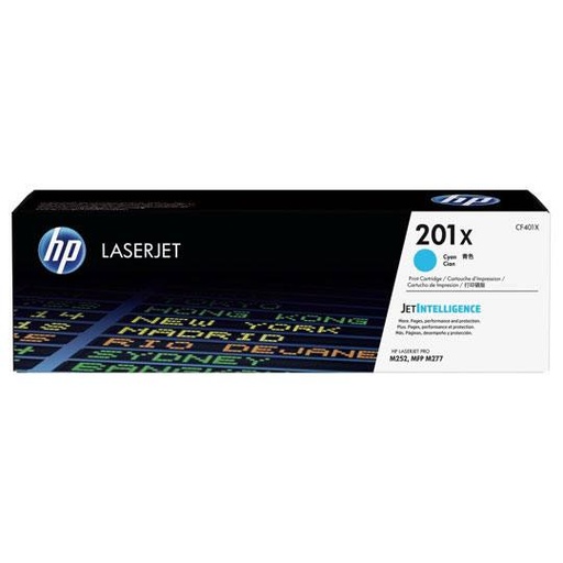 [HP-TO-CF401X] Cartucho de tóner cian HP 201x.
