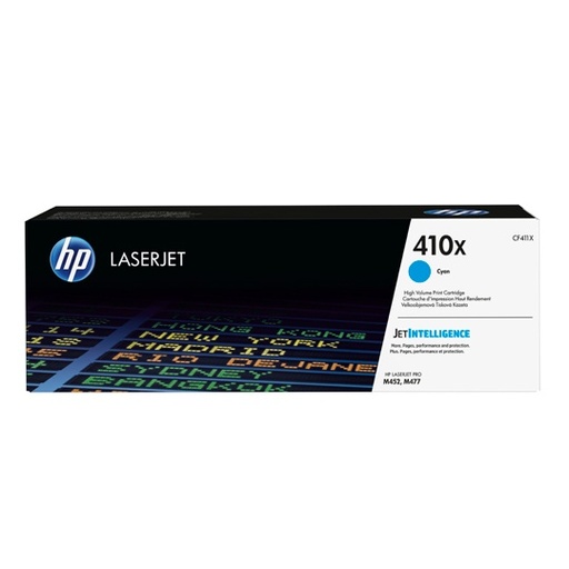 [HP-TO-CF411X] Cartucho de tóner cian HP 410x.