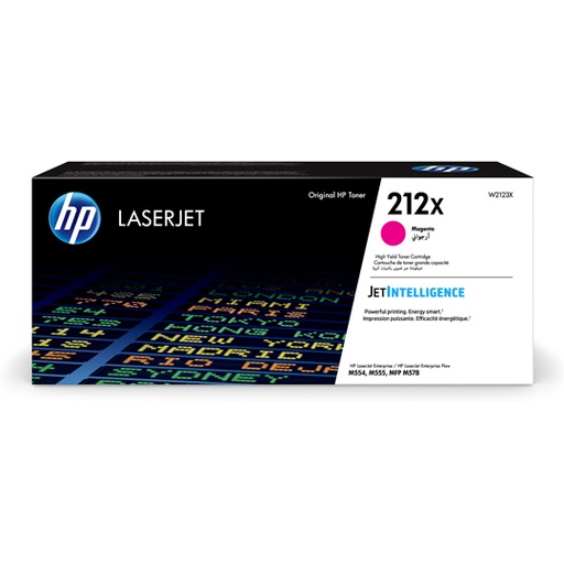 [HP-TO-W2123X] Cartucho de toner magenta HP 212x.