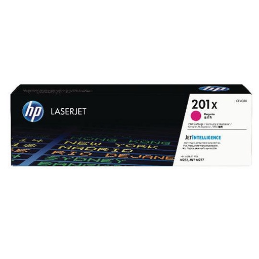 [HP-TO-CF403X] Cartucho de tóner magenta HP 201x.