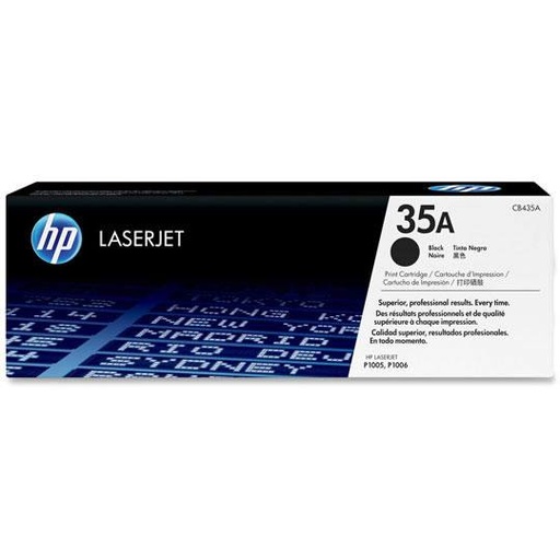 [HP-TO-CB435A] Cartucho de tóner negro HP 35a.