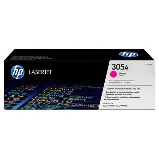 [HP-TO-CE413A] Cartucho de tóner magenta HP 305a.