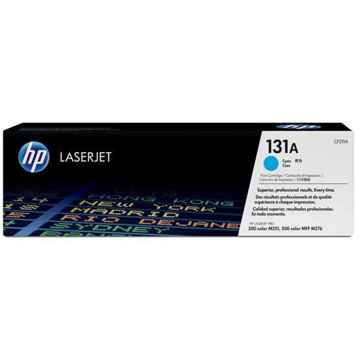 [HP-TO-CF211A] Cartucho de tóner cian HP 131a.